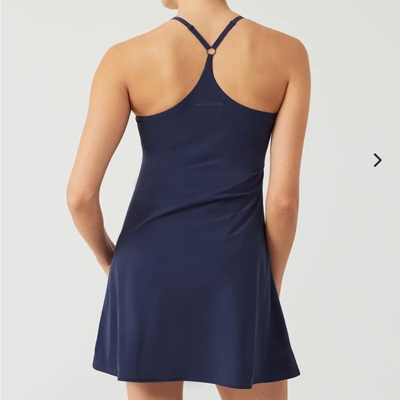 Outdoor Voices ICONIC Exercise Dress in Navy. - Picture 4 of 5